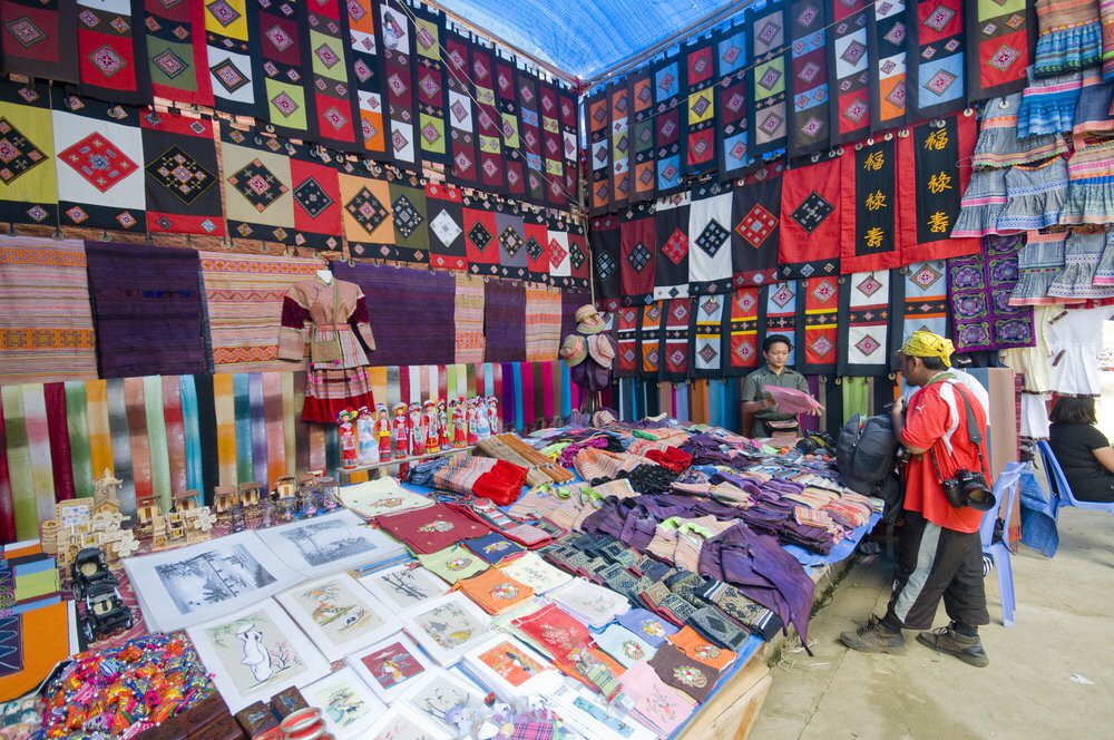Le marché ethnique de Bac Ha