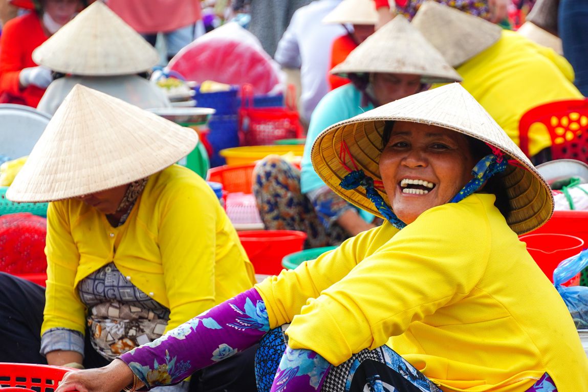 Le marché de Vi Thanh à Hau Giang